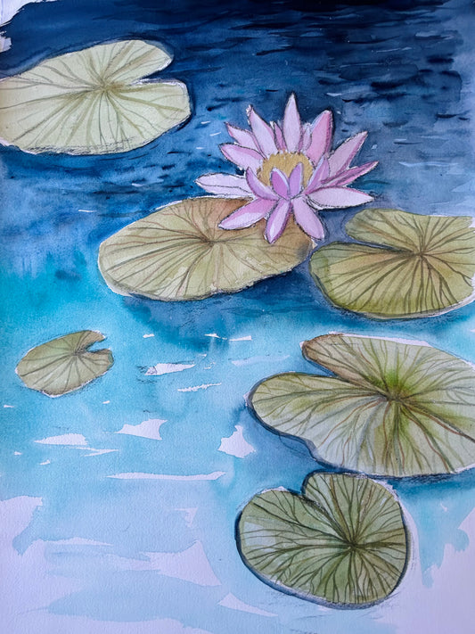 Water Lily Original Artwork