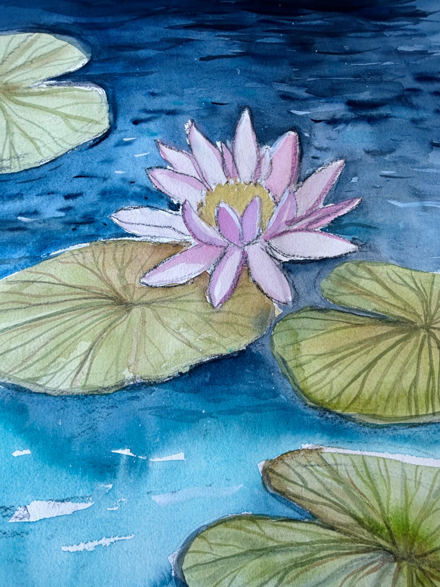 Water Lily Original Artwork