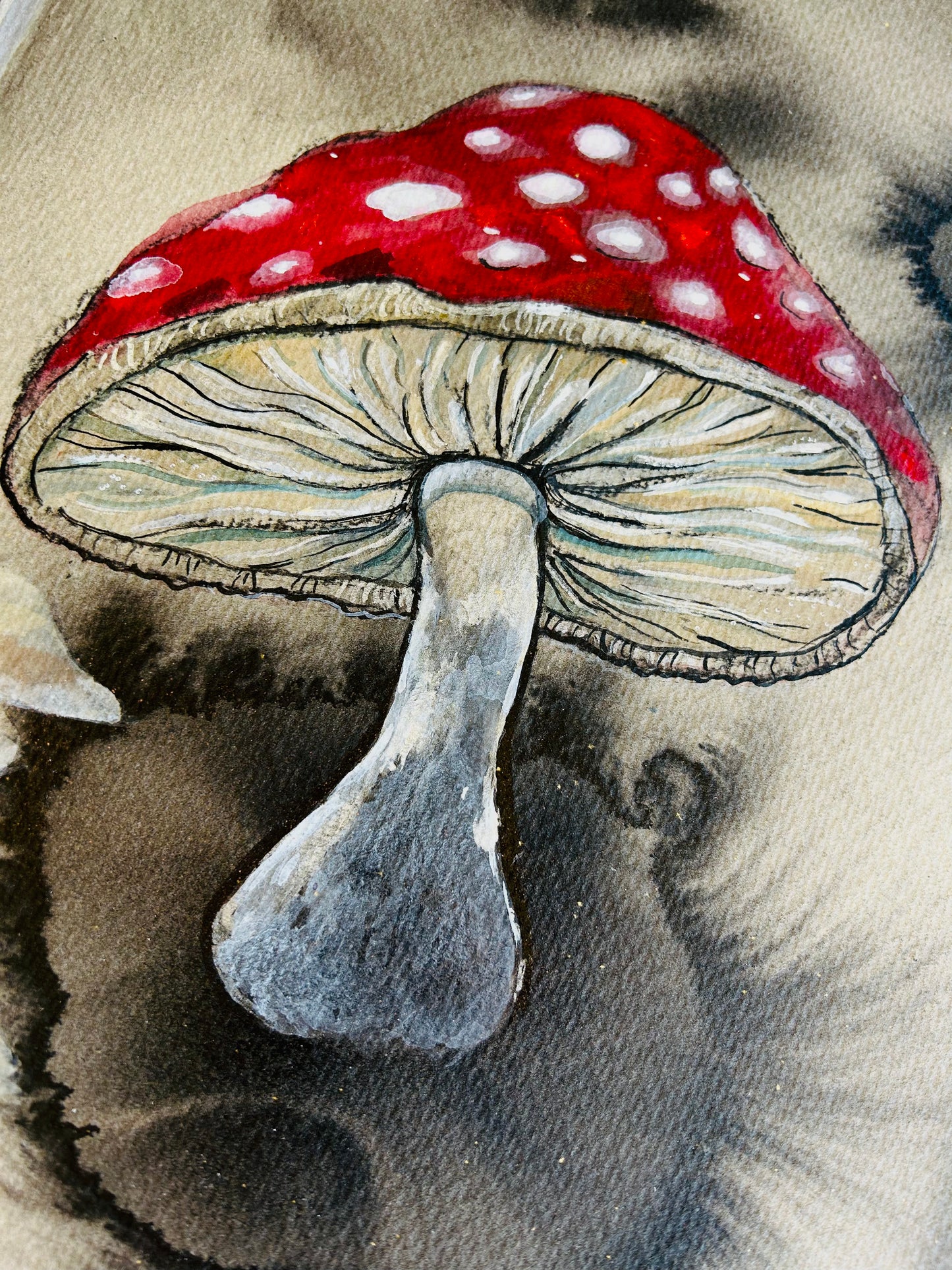 'Shadow Mushroom' Original Artwork