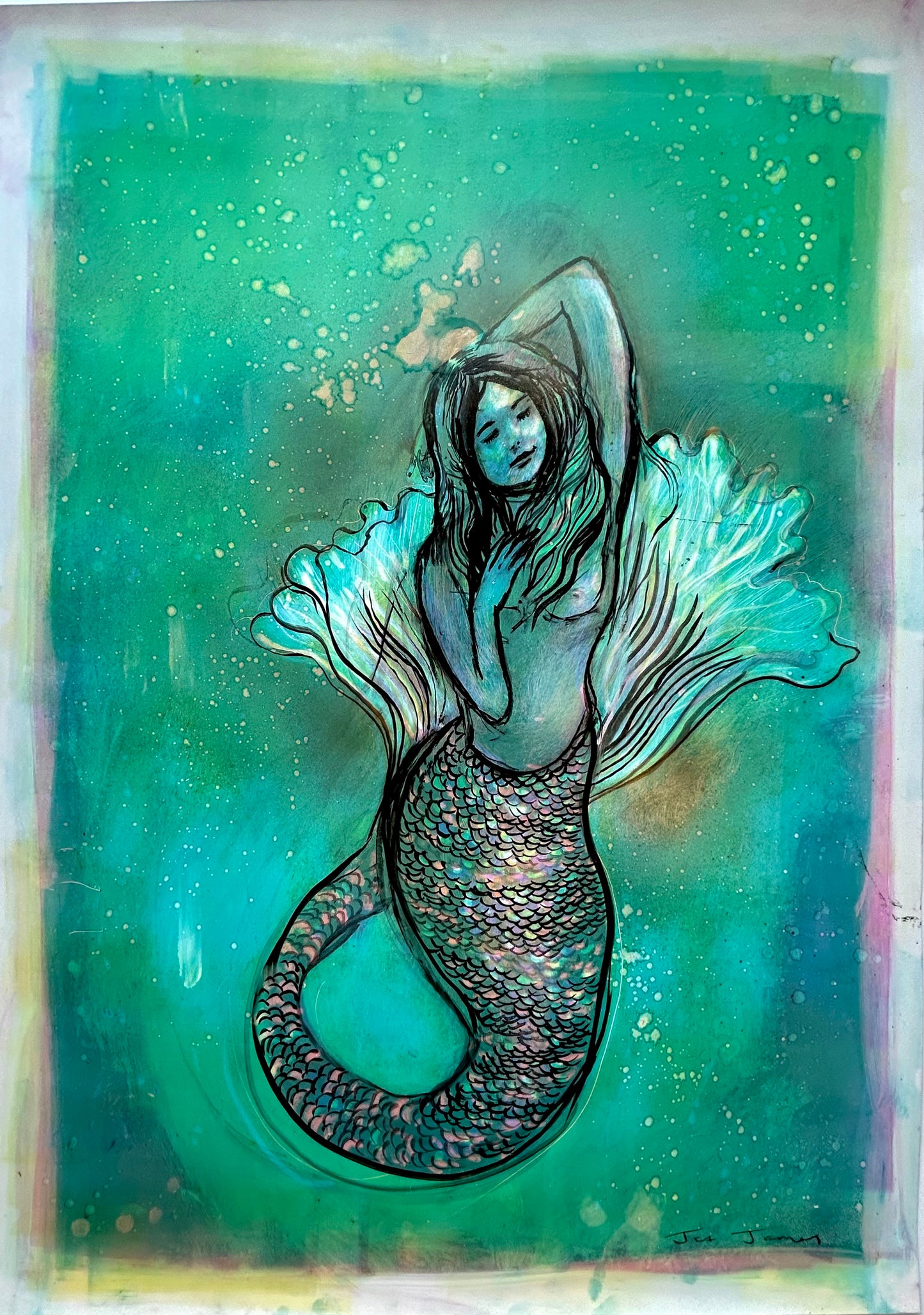 'Mermaid II' Original Artwork