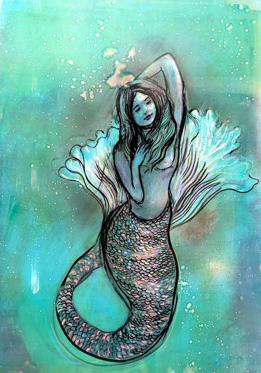'Mermaid II' Original Artwork