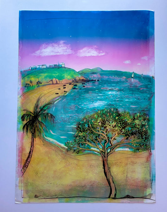 'Sunrise at Cooee Bay' Original Artwork