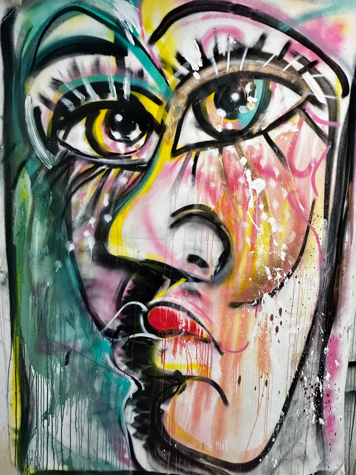 'Abstract Face' Original Artwork