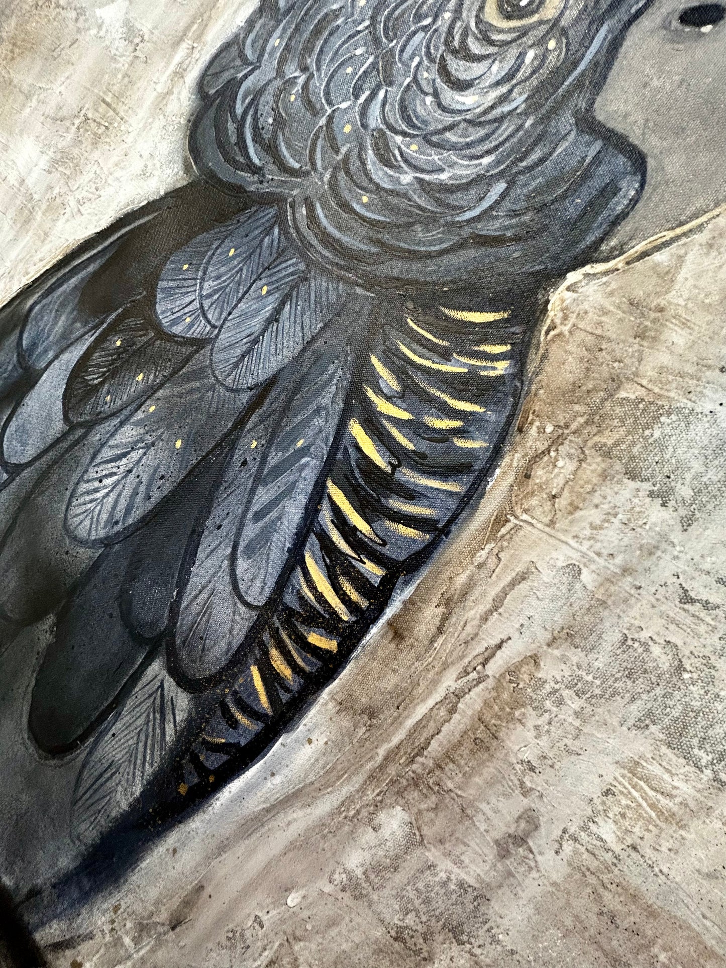 'Black Cockatoo' Original Artwork