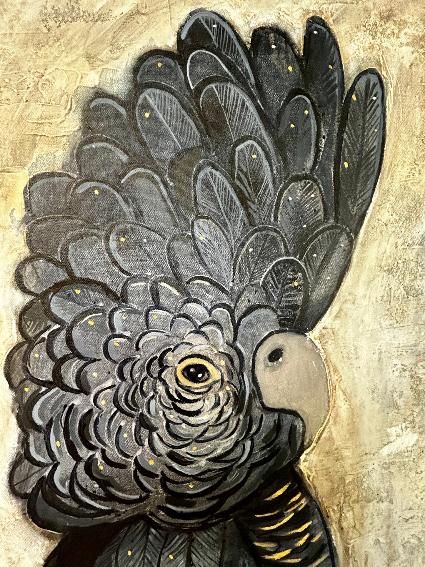 'Black Cockatoo' Original Artwork