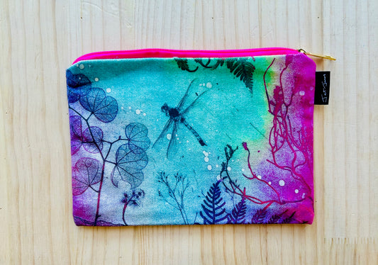 Ocean Dragonfly - Canvas Pouch