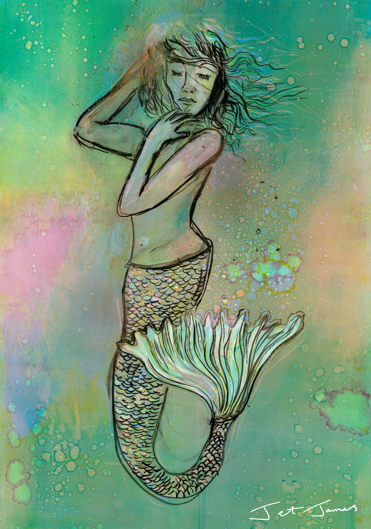 'Mermaid I' Fine Art Print