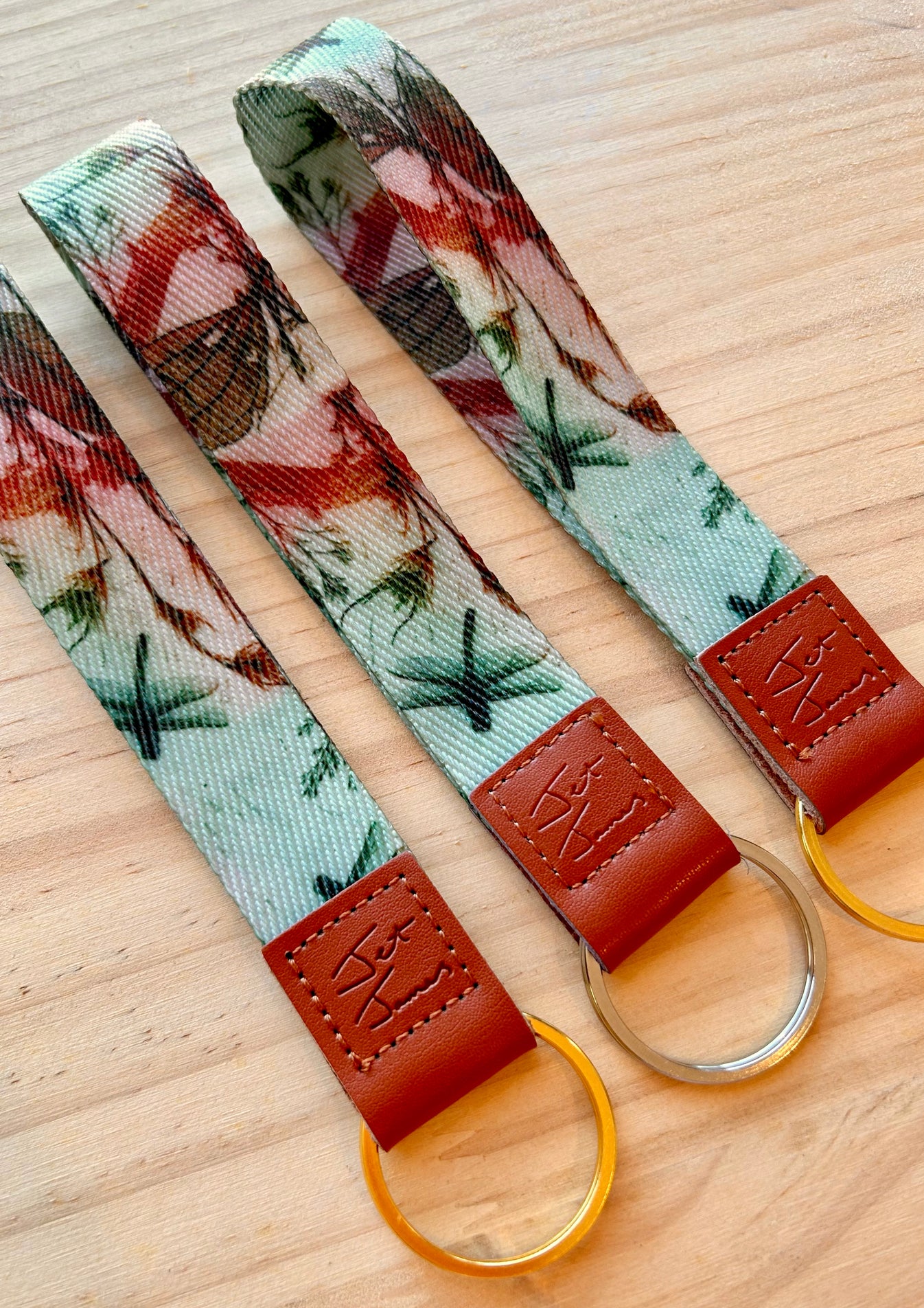 Lanyard Keychain Rustic Dragonfly Jet James Artist