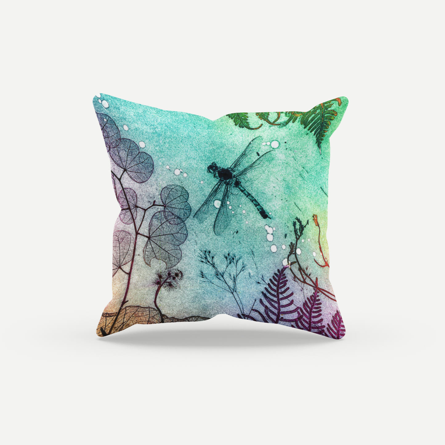 Ocean Dragonfly Cushion Cover