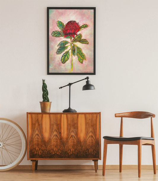 Waratah Art Print