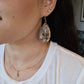 Handmade Metal Earrings - Banksia