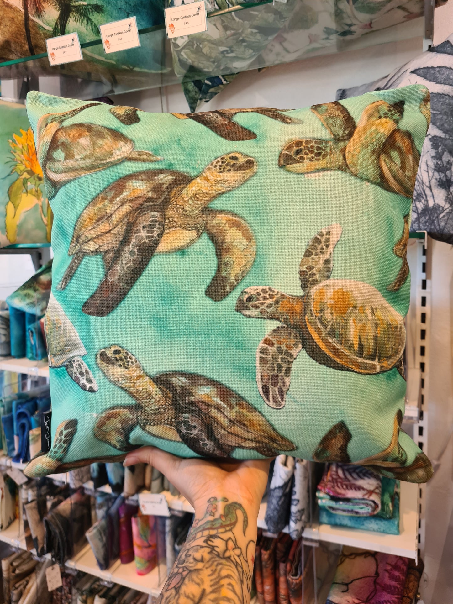 Sea Turtles Cushion Cover