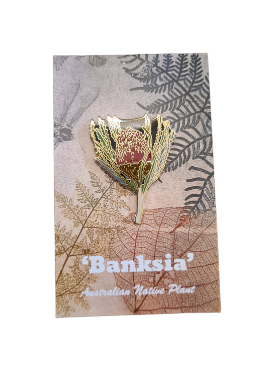 Banksia Pin Badge