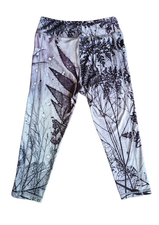 3/4 Length 'Dark Dragonfly' Leggings 2022