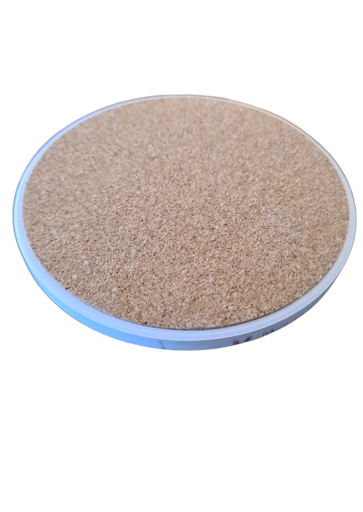 Pink Palm Ceramic Coaster