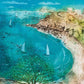 Blue Cooee Bay Fine Art Print