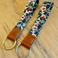 Lanyard Keychain - Dark Hibiscus
