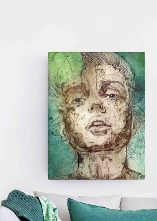 Fleeting Moment Portrait Art Print