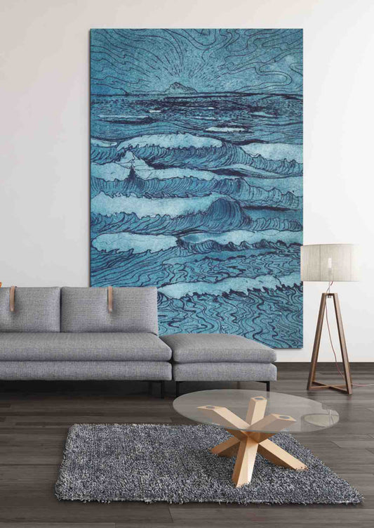 Waves Art Print