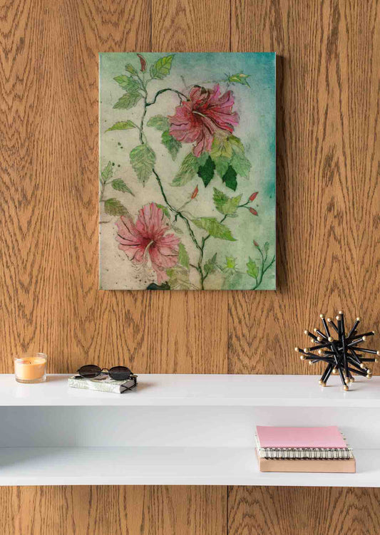 Dual Hibiscus Fine Art Print