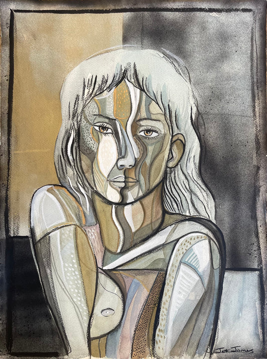 'Abstract Girl' Original Artwork