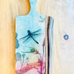 Wood and Resin Serving Board - Warm Dragonfly