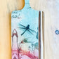 Wood and Resin Serving Board - Warm Dragonfly