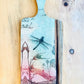 Wood and Resin Serving Board - Warm Dragonfly