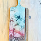 Wood and Resin Serving Board - Warm Dragonfly
