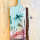 Wood and Resin Serving Board - Warm Dragonfly