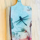 Wood and Resin Serving Board - Warm Dragonfly