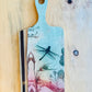 Wood and Resin Serving Board - Warm Dragonfly