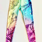 3/4 Length 'Rainbow Dragonfly' Leggings