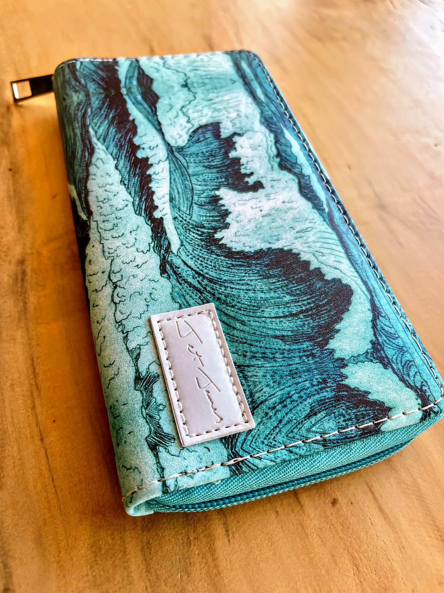 Waves Inspired Wallet