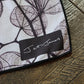 Purple Dragonfly + Black and White Leaf Essence Sand-Free Beach Towel
