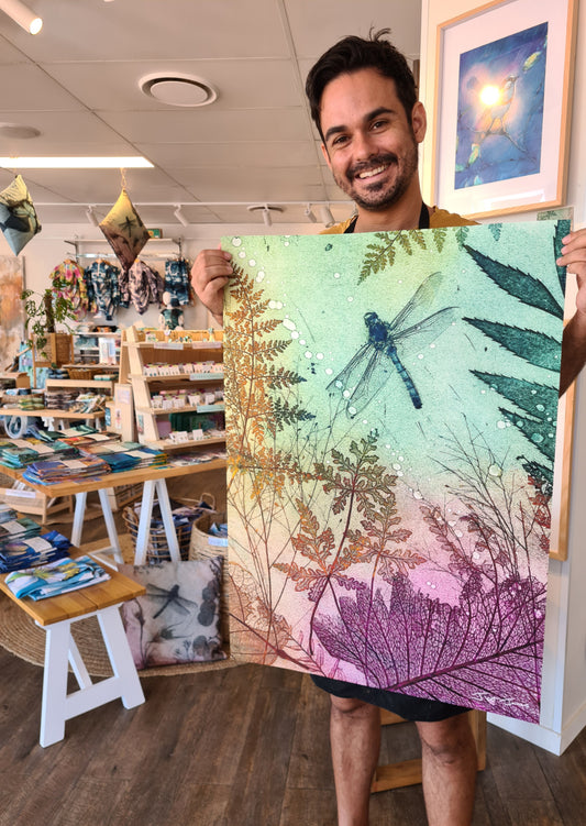 Bliss Dragonfly Fine Art Print