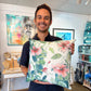 Hibiscus Cushion Cover