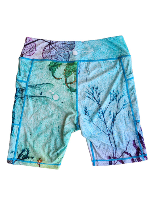 Bike Shorts 'Ocean Dragonfly'
