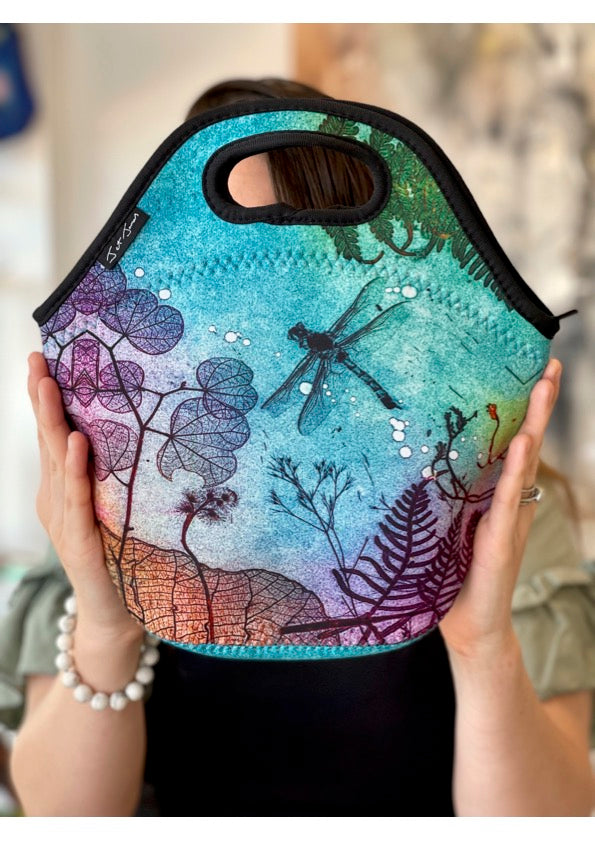Ocean Dragonfly Lunch Tote