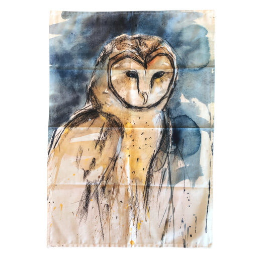 Tea Towel - Barn Owl