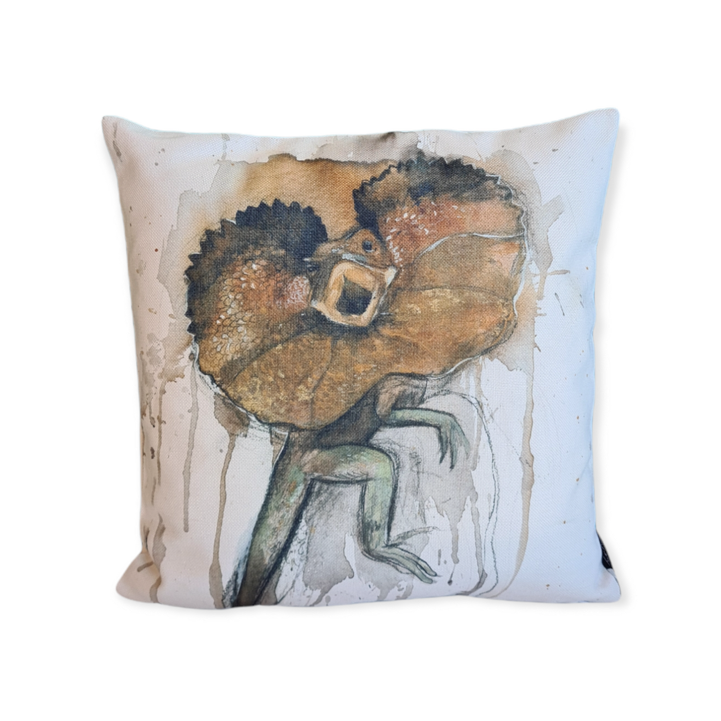 Frilled-Neck Lizard Cushion Cover