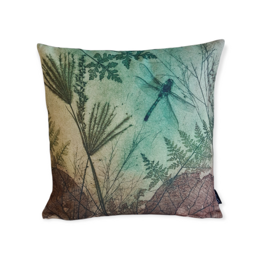 Forest Dragonfly Cushion Cover