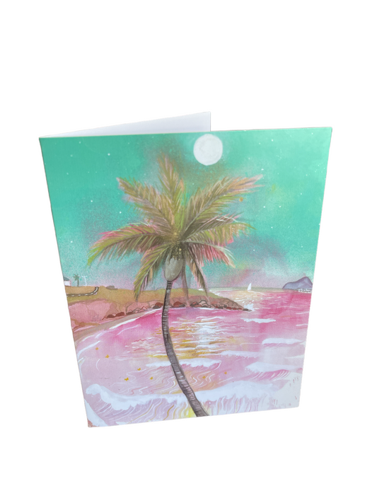 Card - Moonrise Palm