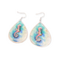 Handmade Metal Earrings - Seahorse
