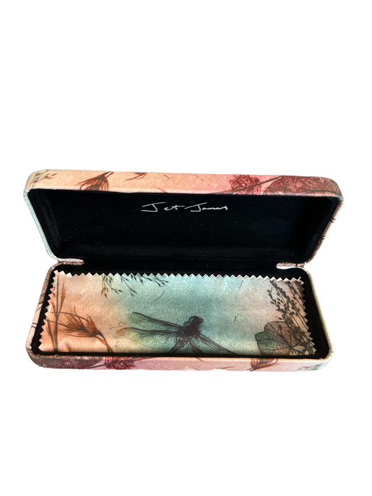 Warm Dragonfly Sunglasses Case
