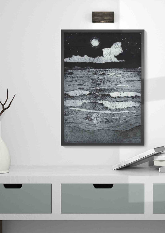 Rising Moon  Art Print