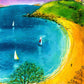 Rainbow Cooee Bay Art Print