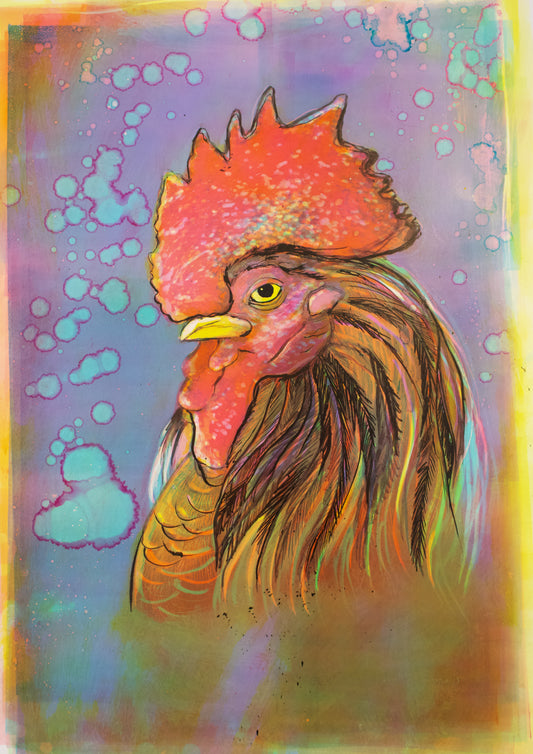 'Roopert The Rooster' Original Artwork