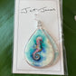 Handmade Metal Earrings - Seahorse