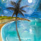 'Starry Blue Palm' Fine Art Print